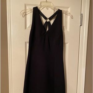 Black cocktail dress. Size 8 petite.